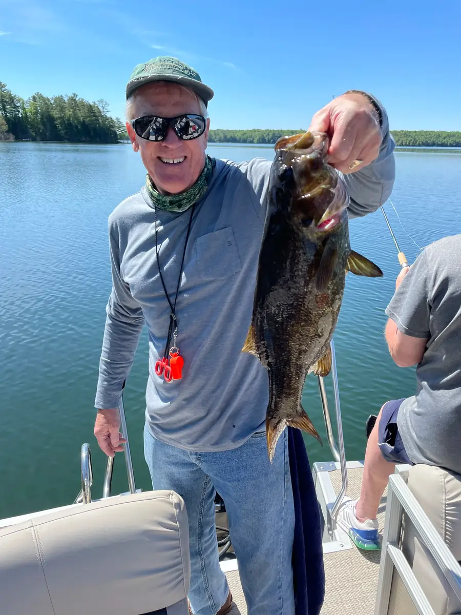 The biggest fish of the day in Wisconsin